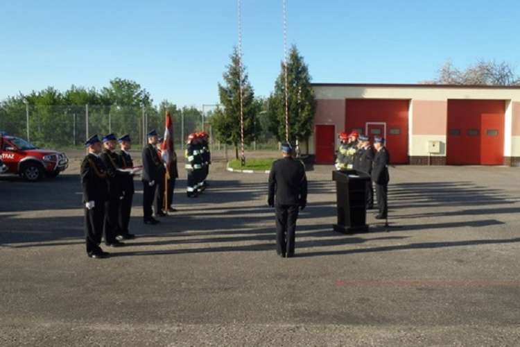 Dzień Flagi w złotowskiej straży pożarnej