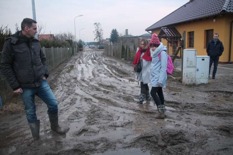 Poprawią zabłocone ulice Kresowiaków i Witosa