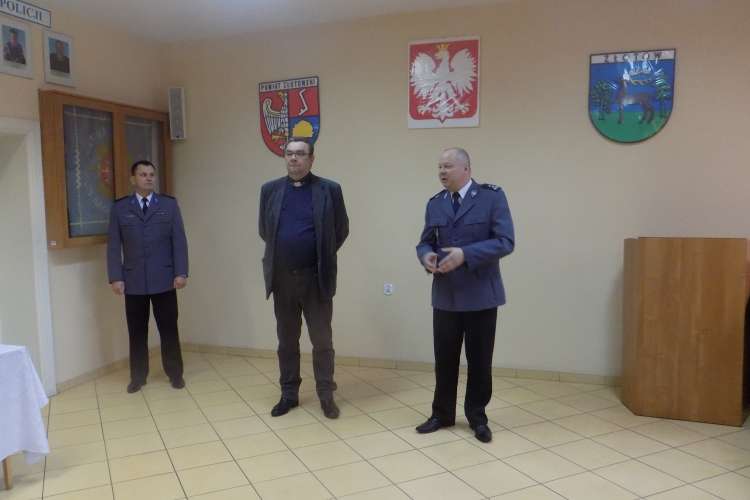 Spotkanie wielkanocne złotowskich policjantów