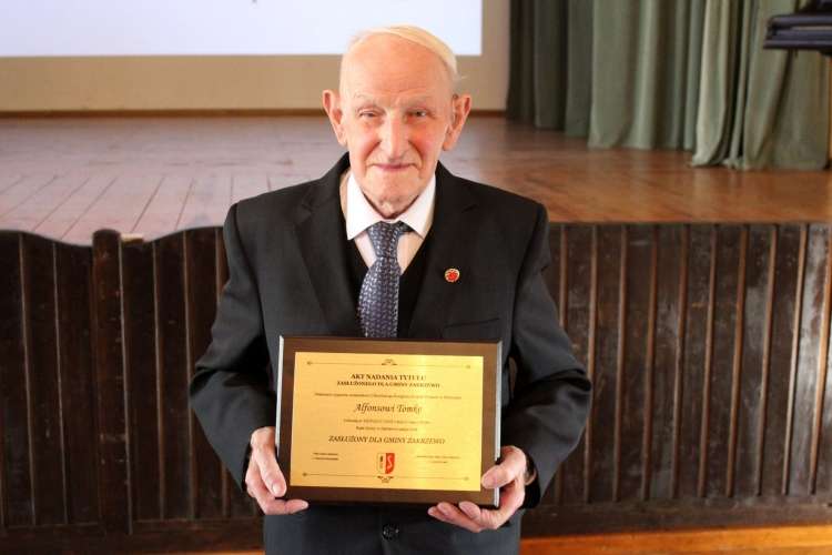 Alfons Tomke uhonorowany tytułem 