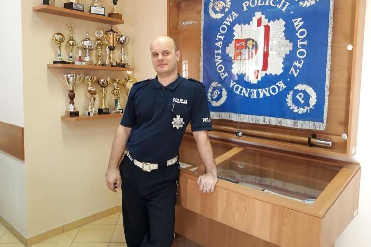 Po 12 latach służby pożegnał się z Komendą Powiatową Policji w Złotowie