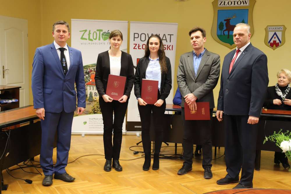 Podpisanie aktów nominacyjnych w urzędzie miejskim w Złotowie
