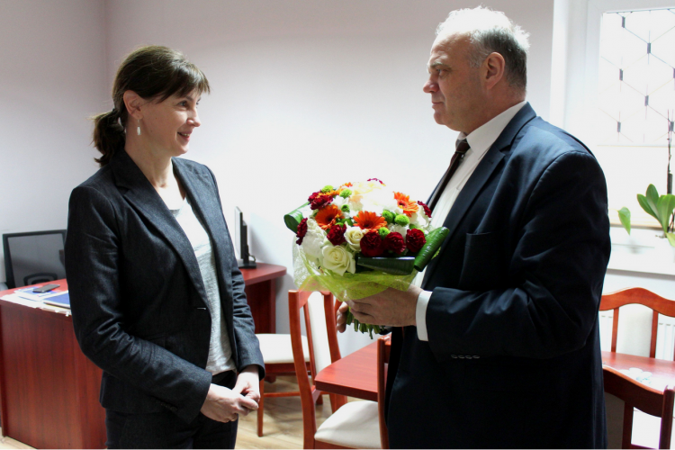 Gratulacje dla dyrektor Katarzyny Cielas