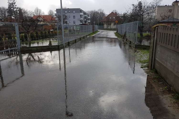 Polna pod wodą
