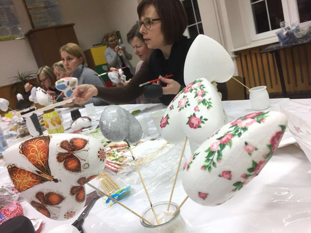Warsztaty ceramiczne i decoupage’u w Radawnicy
