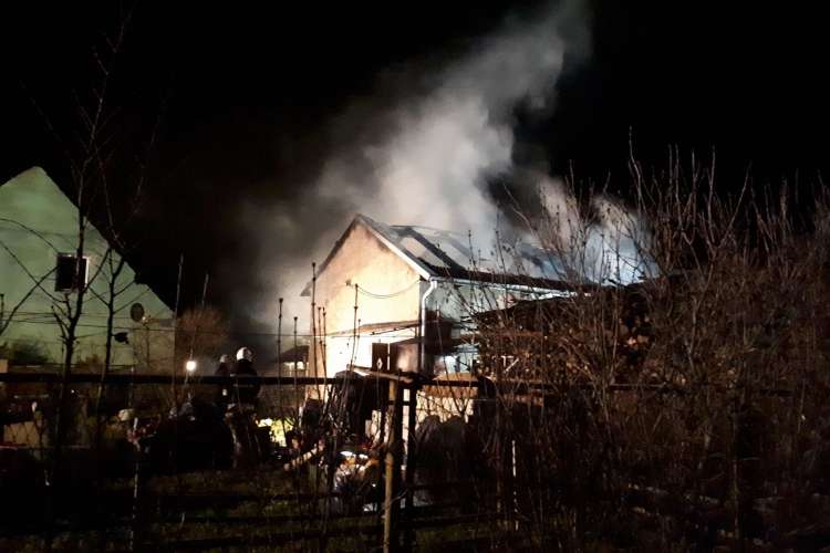 Pożar w Byszkach koło Jastrowia