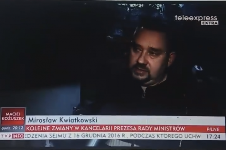 Sołtys Drożysk Średnich w Teleexpressie Extra