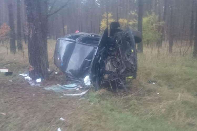 Wypadek drogowy na DK11