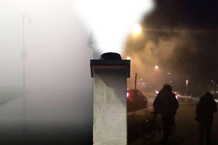 [WIDEO] Złotów Zdrój w dymie brodzi