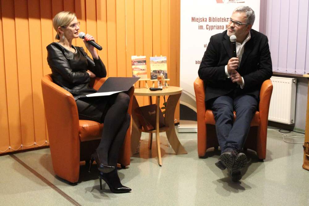 Tomasz Kaźmierowski gościem Miejskiej Biblioteki Publicznej w Złotowie