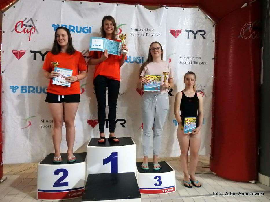 Swim Team Płonka na podium Mistrzostw Polski Family Cup