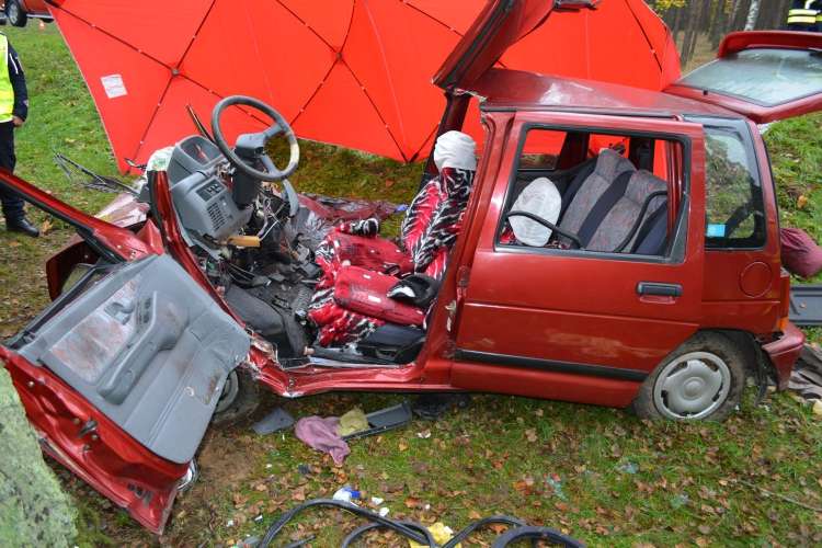 Śmiertelny wypadek na trasie Okonek - Podgaje