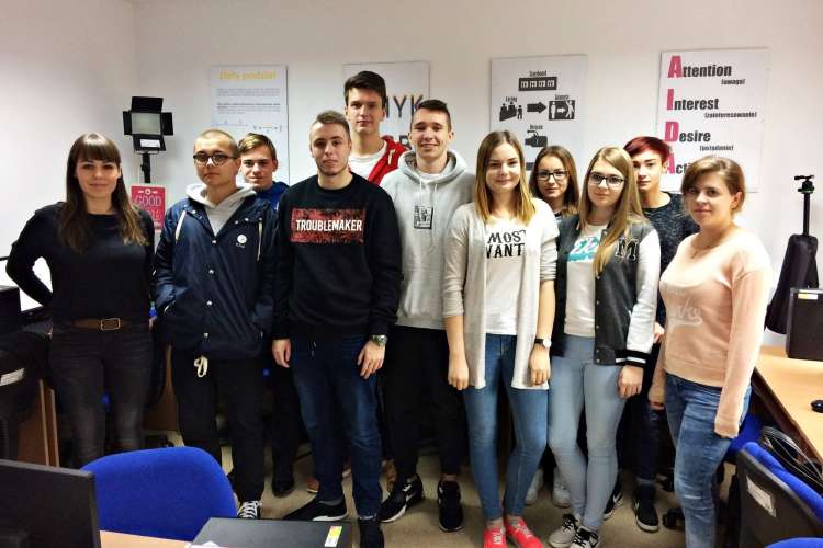 Katarzyna Bartosiak z wizytą w złotowskim Ekonomie