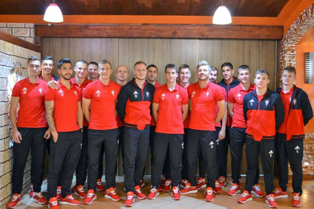 Górnik Zabrze na treningu w Złotowie
