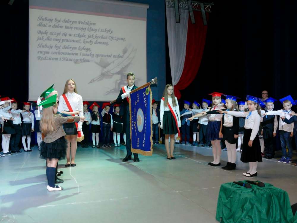 Pasowanie na ucznia w Lipce