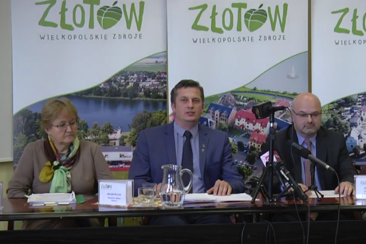 Konferencja prasowa Burmistrza Miasta Złotowa