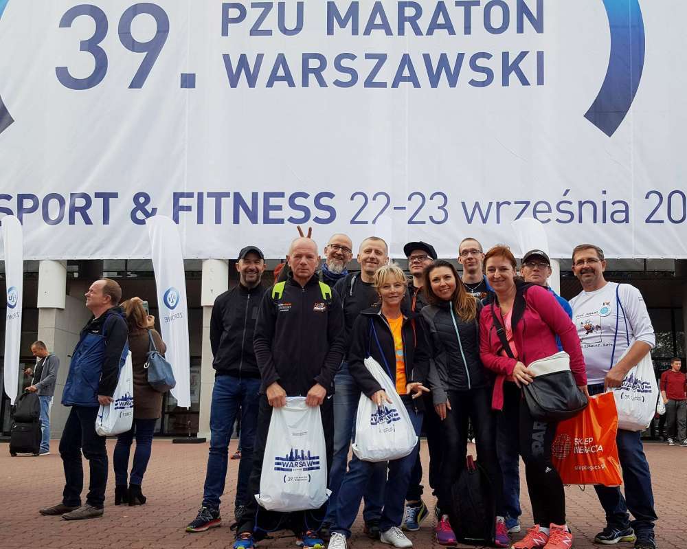 Złotowianie na 39. PZU Maratonie Warszawskim
