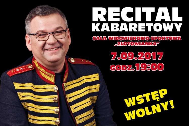 Zapraszamy na recital kabaretowy w Złotowie