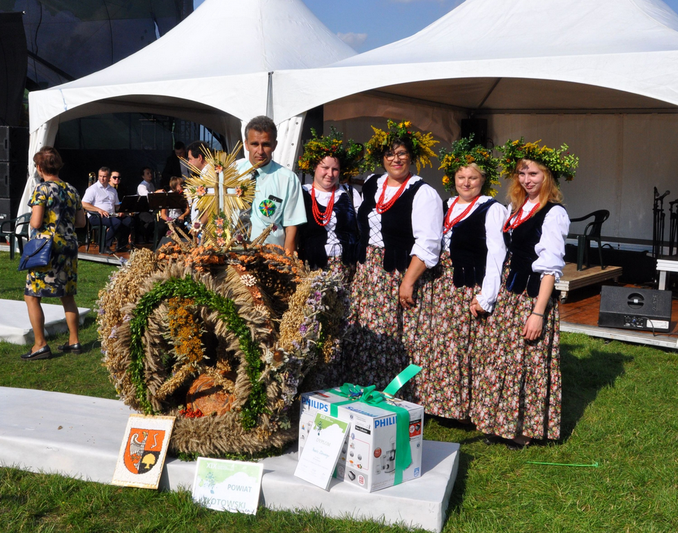 Powiat Złotowski i wieniec z Zalesia na trzecim miejscu!