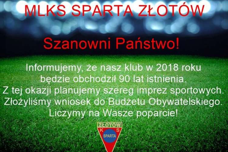 Sparta liczy na złotowian