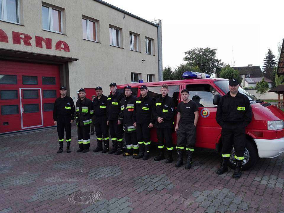 Strażacy z Gminy Lipka usuwali skutki nawałnicy w powiecie sępoleńskim