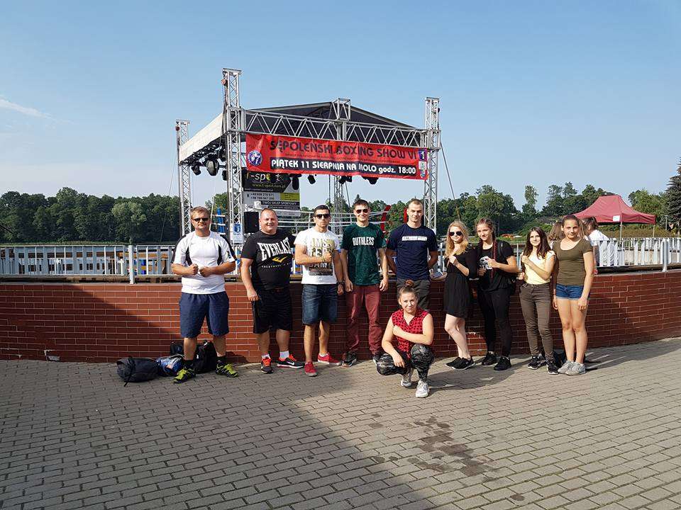 Sekcja bokserska Sparty Złotów na Sępoleńskim Boxing Show VI