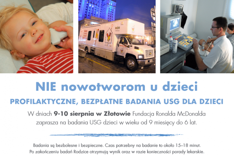 Profilaktyczne, bezpłatne badania USG dla dzieci