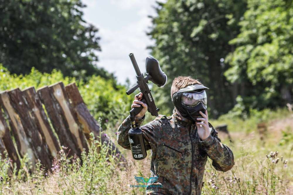 Paintball na Obozie Survivalovym w Wąsoszkach