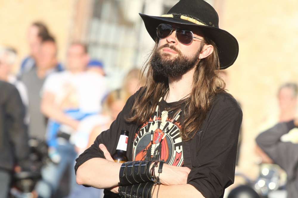 Blues Express na peronie w Złotowie