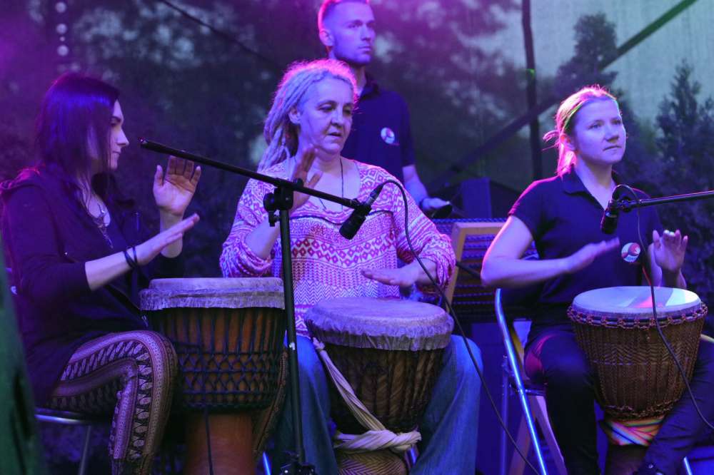 Koncert Djembe Planet i zespołu coverowego Sing Sing podczas Euro Eco Festival 2017