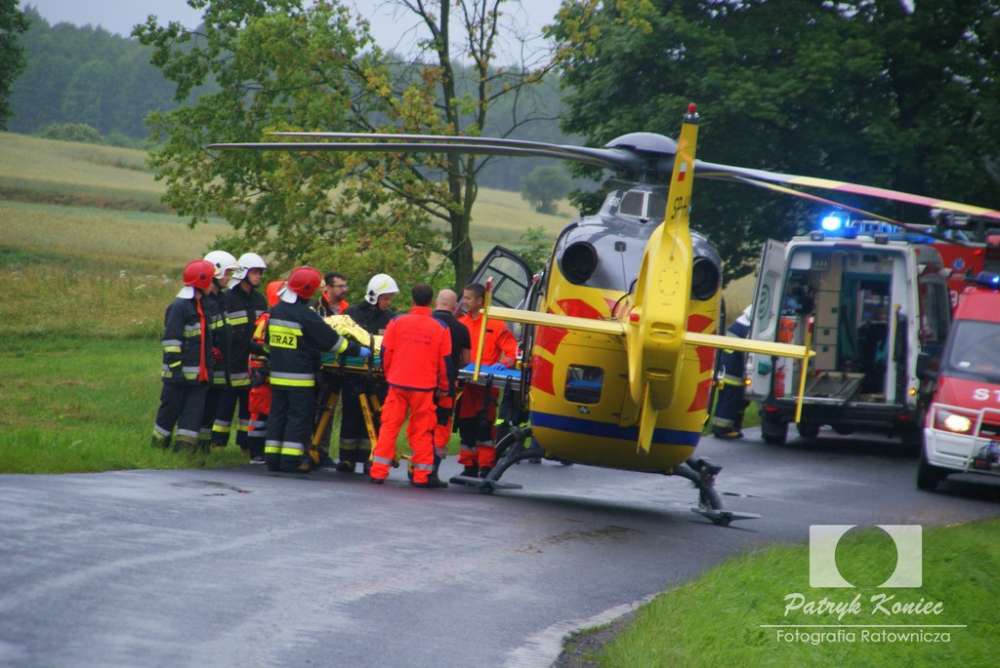 Wypadek na trasie Złotów - Więcbork