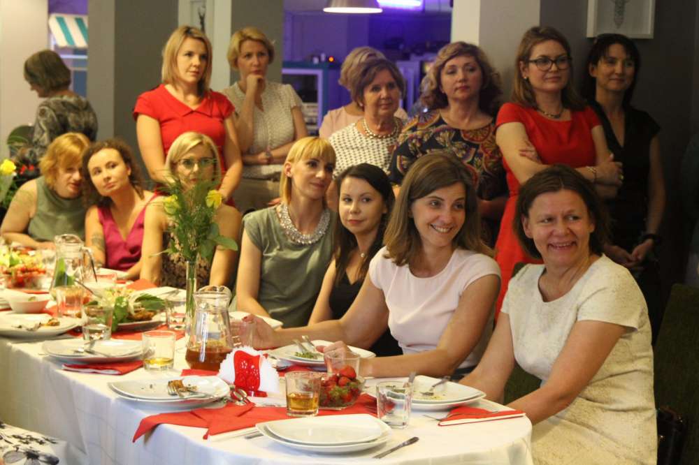 Uroczysta kolacja z gośćmi z miast partnerskich Złotowa