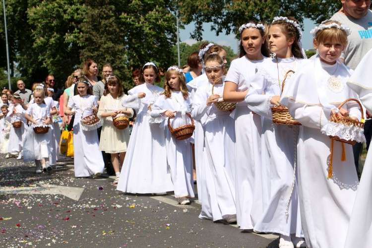 Procesje Eucharystyczne Bożego Ciała w Złotowie