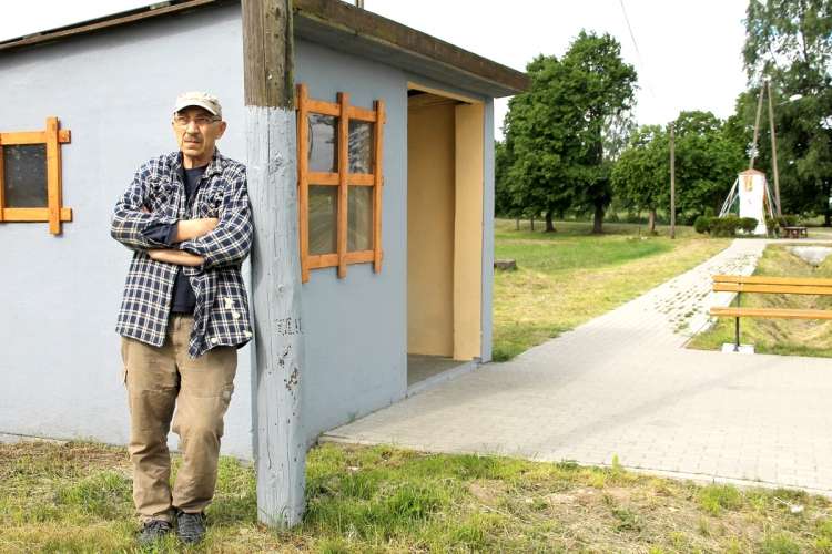 Społecznicy z wioski wójta