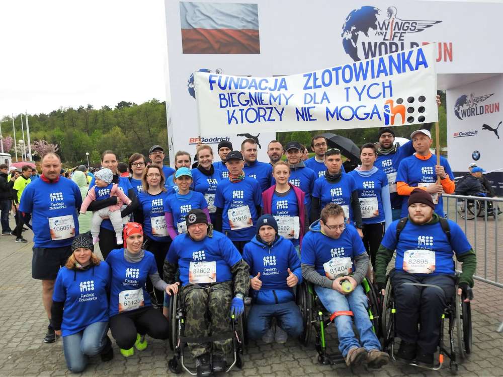 Wings For Life z Drużyną Fundacji Złotowianka
