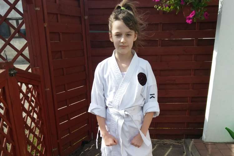 Zuzanna Totoń - młoda mistrzyni karate