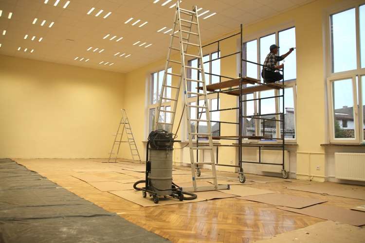 Sala po remoncie będzie lśnić