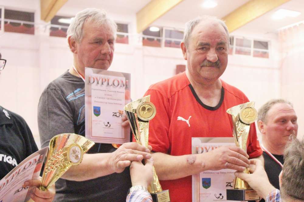 Złotowska Liga Tenisa Stołowego - turniej gry podwójnej
