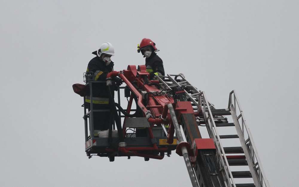 Pożar przewodu kominowego w Złotowie