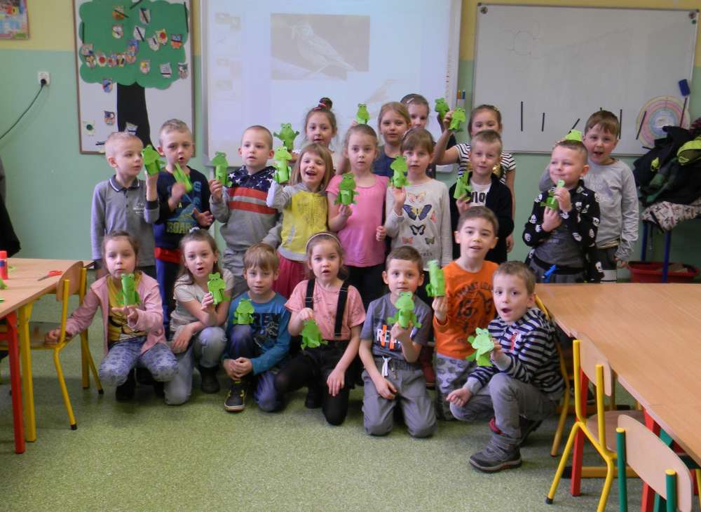 Wychowankowie Przedszkola nr 3 na lekcji pokazowej w Jedynce