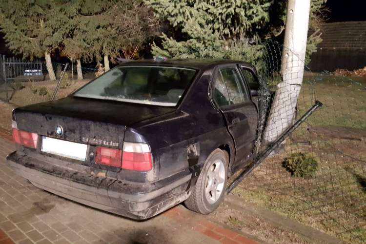 Kolizja drogowa w Brzeźnicy