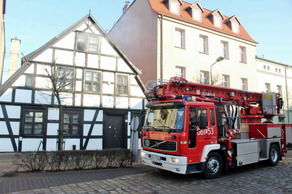 Muzeum Ziemi Złotowskiej w ogniu