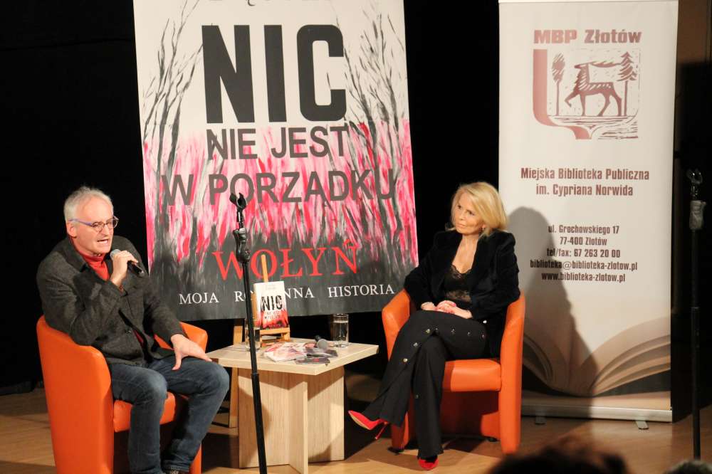 Krzesimir Dębski i Anna Jurksztowicz byli w Złotowie [zdjęcia]