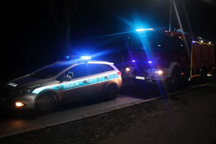 Kolizja trzech aut w Świętej
