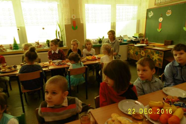 Spotkanie wigilijne w szkole w Śmiardowie Krajeńskim