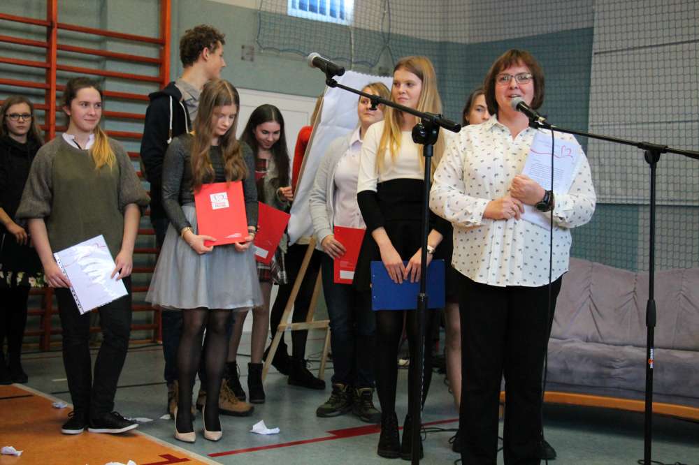 Podsumowanie akcji Szlachetna Paczka w liceum w Złotowie