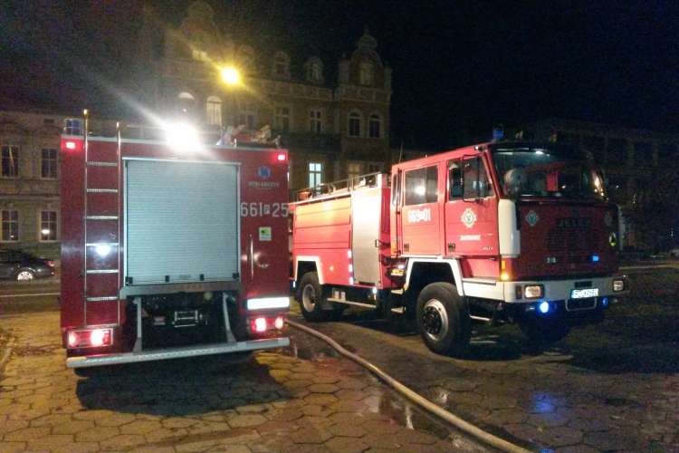 Pożar budynku wielorodzinnego w Jastrowiu