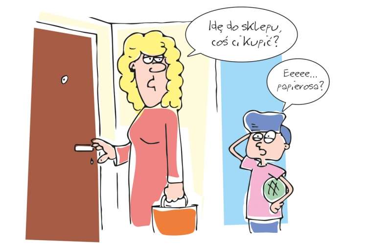 Papierosy dla dziecka proszę