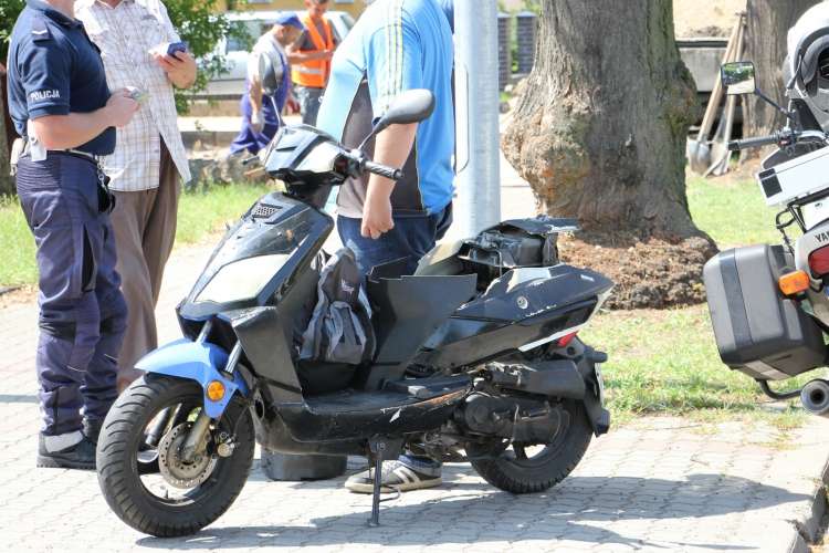 Kolizja drogowa na ulicy Jastrowskiej