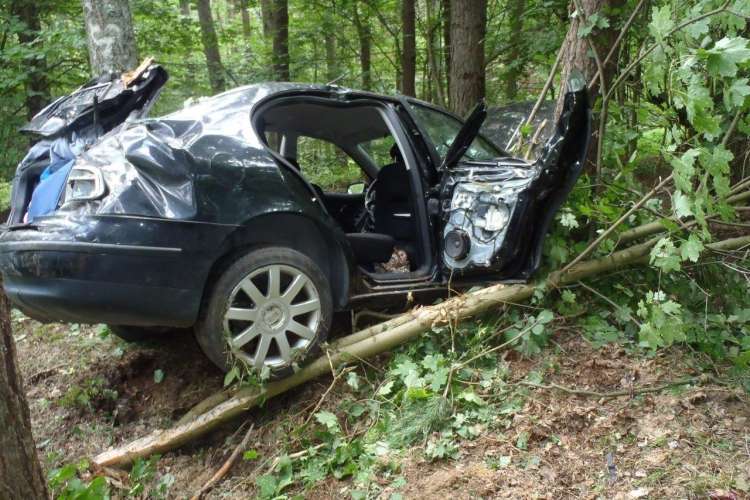 Wypadek widmo. Poszkodowany odtransportowany helikopterem